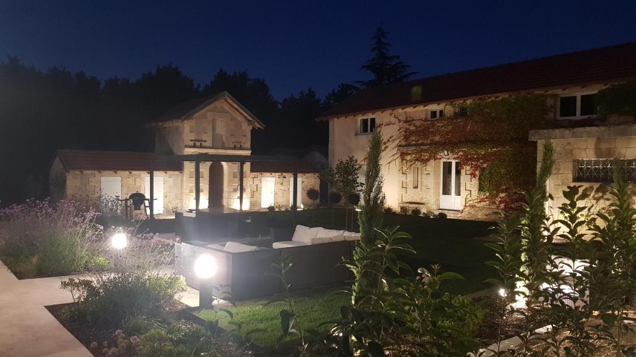 Villa Entiere Du Chateau Lacroix De Civrac 3 Ch, 3 Sdb, Piscine Xxl,Sauna, 4 Etoiles,7 Pers 外观 照片